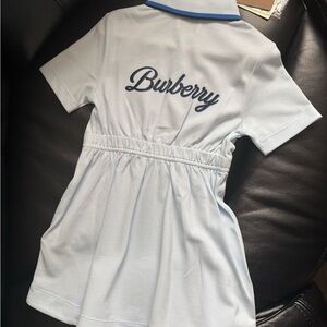 Burberry Sky Blue Polo Dress